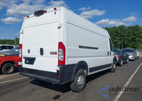 2020 Ram Promaster 2500 High Roof 159 Wb z USA, uszkodzony, nr VIN 3C6TRVDG6LE102218